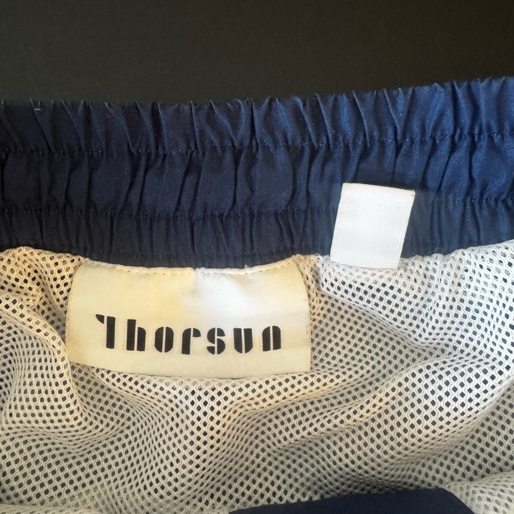 thorsun Men's Navy Swim Board Shorts